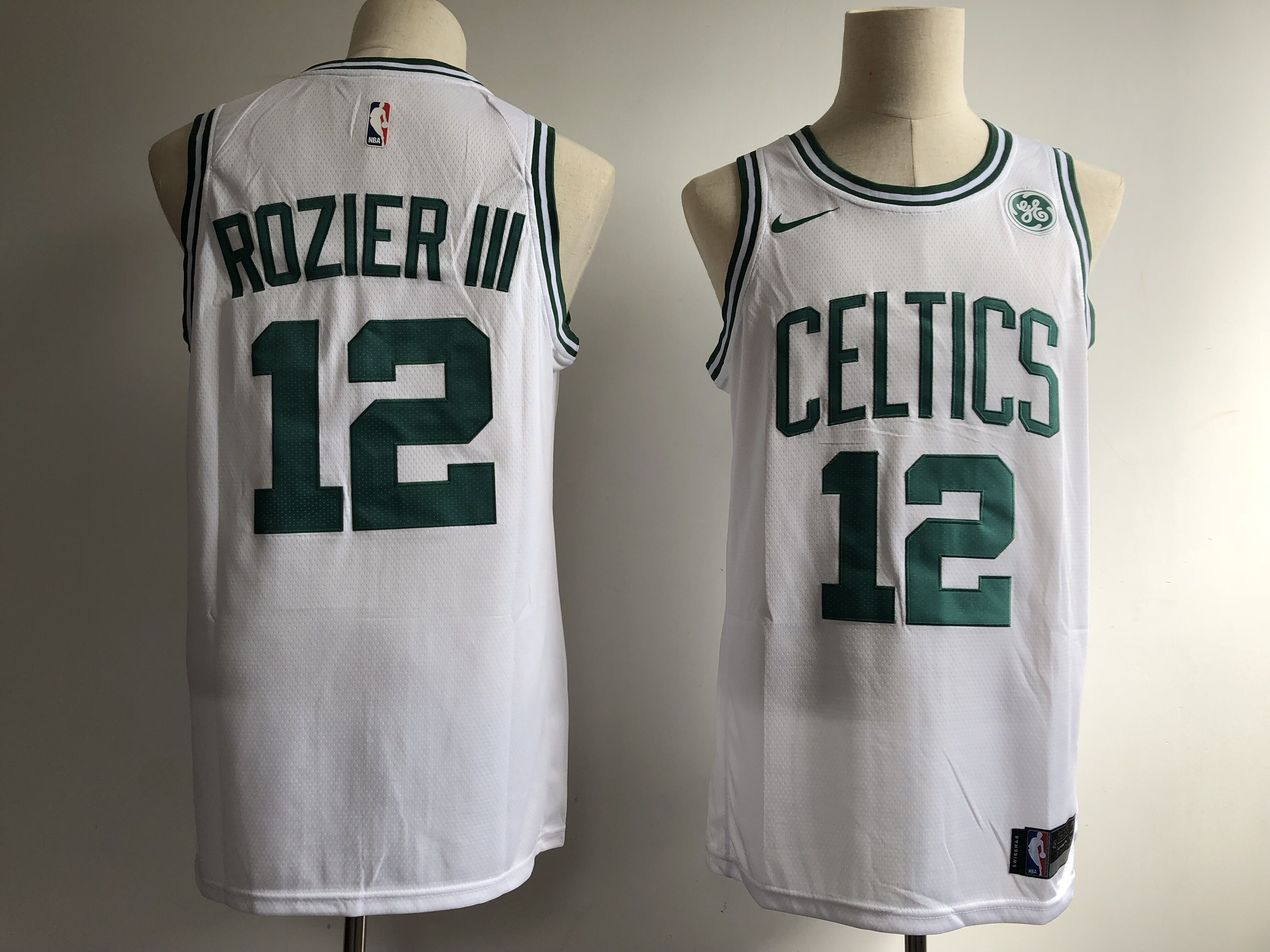 Men Boston Celtics #12 Rozieriii White Game Nike NBA Jerseys->boston celtics->NBA Jersey